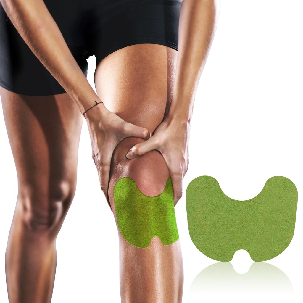 ishancare Knee Patches - 24 Count Warming Bylinný plech Maximální Pevnost Záplaty, 8 hodin Hluboké Topení Extra Pevnost Soothing Záplata pro kolena, Zpět, Neck, Rameno