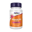 Nyní Potraviny doplňky, Vitamin D-3 2000 IU, Vysoká účinnost, Strukturální podpora *, 120 Softgels