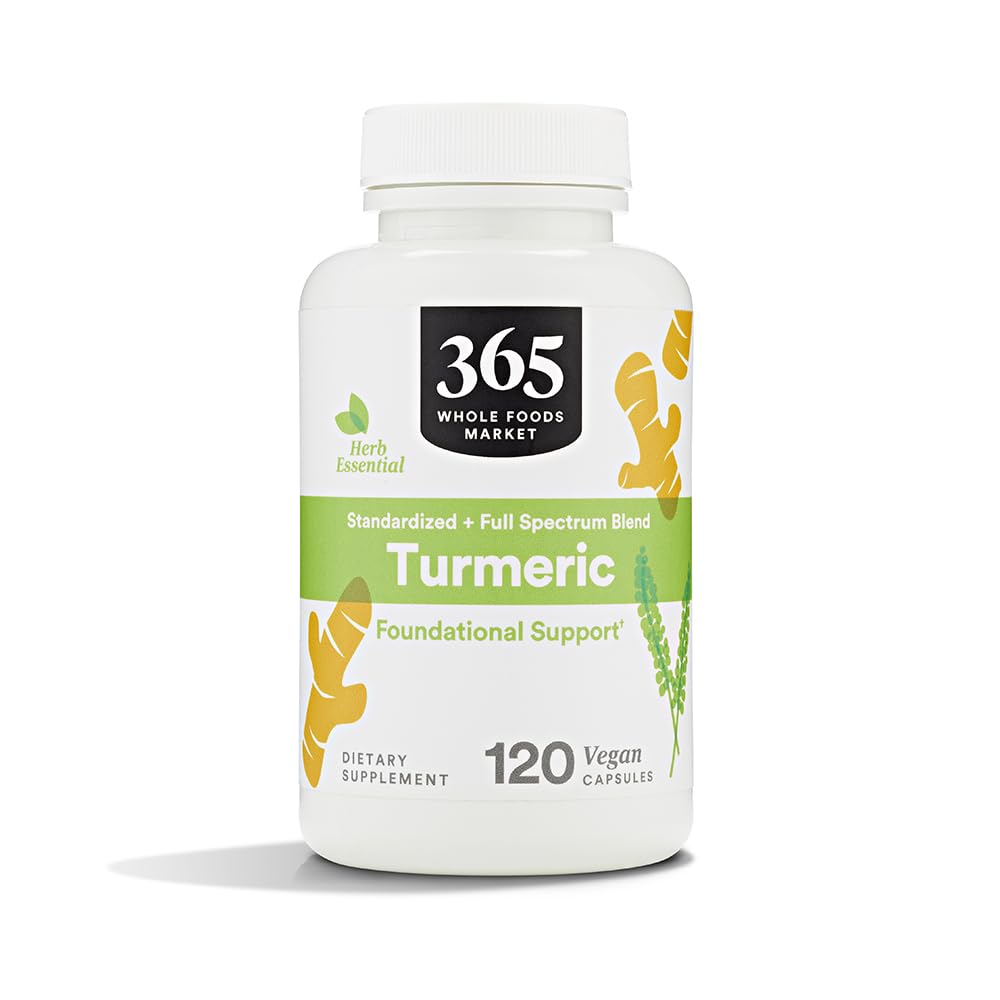 365 od Whole Foods Market, Turmeric, 120 Count