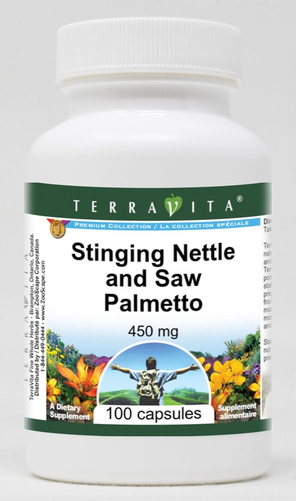 Kopřivka a pila Palmetto - 450 mg (100 tobolek, ZIN: 513889)