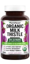 FarmHaven USDA Organic Milk Thistle Kapsle 124; 30X Koncentrovaná semena Extrakt & 80% Silymarin Standardizované - Podporuje funkci jater a celkové zdraví 124; Non- GMO Capsle 124; 120 Vegan Kapsle