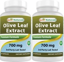 Nejlepší Naturals 2 Pack Olive Leaf Extract 700mg 90 Kapsle (Celkem 180 Kapsle)