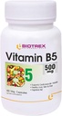 Panihari Biotrex Nutraceuticals Vitamin B5, 500 mg - 60 Vegová tobolka