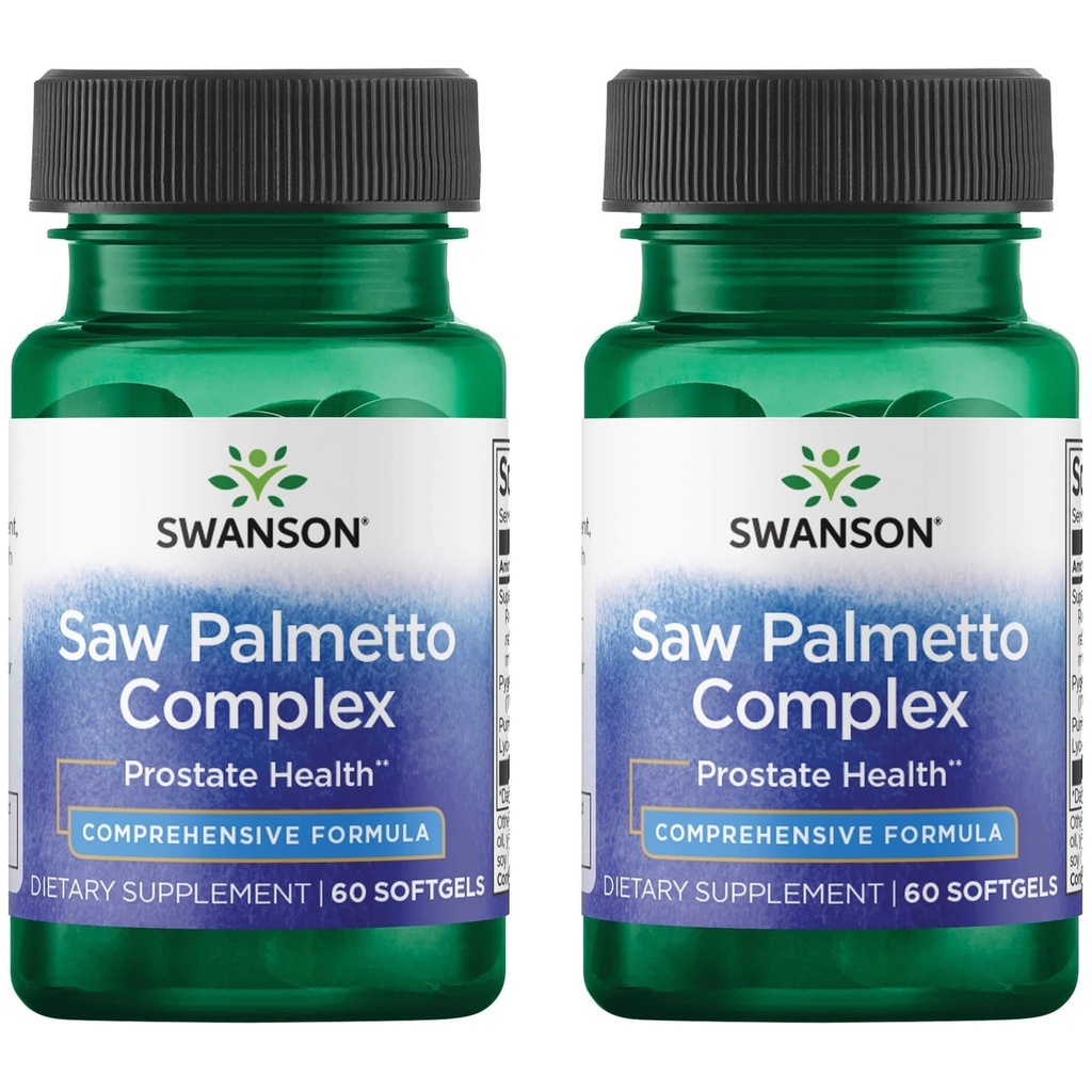 Swanson Saw Palmetto Complex 60 Sgels (2 balení)