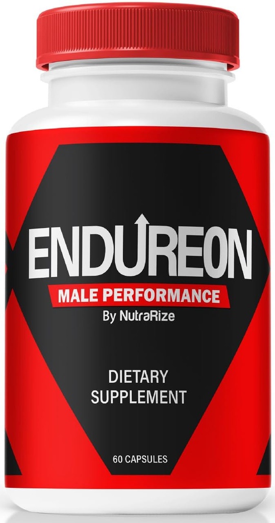NutraRize Endureon pilulky - Oficiální Endureon Pro Formule s přírodními složkami na pomoc podporovat energii, Stamina, a každodenní sebevědomí, Easy- to- Take pilulky (60 Kapsle)