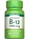 Nature 's Truth Vitamin B12 CLAS124; 1000 mcg CLAS124; 60 Softgels CLAS124; Non-GMO & gluten zdarma dodatek