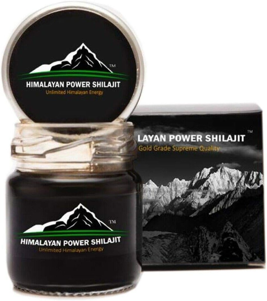 50 Grams - Purest Himalayan Power Shilajit Resin - Gold Stupeň 100% Čistá Shilajit- Fulvic Acid & 85 + Stopy Minerály Komplex pro energii a imunitní podporu