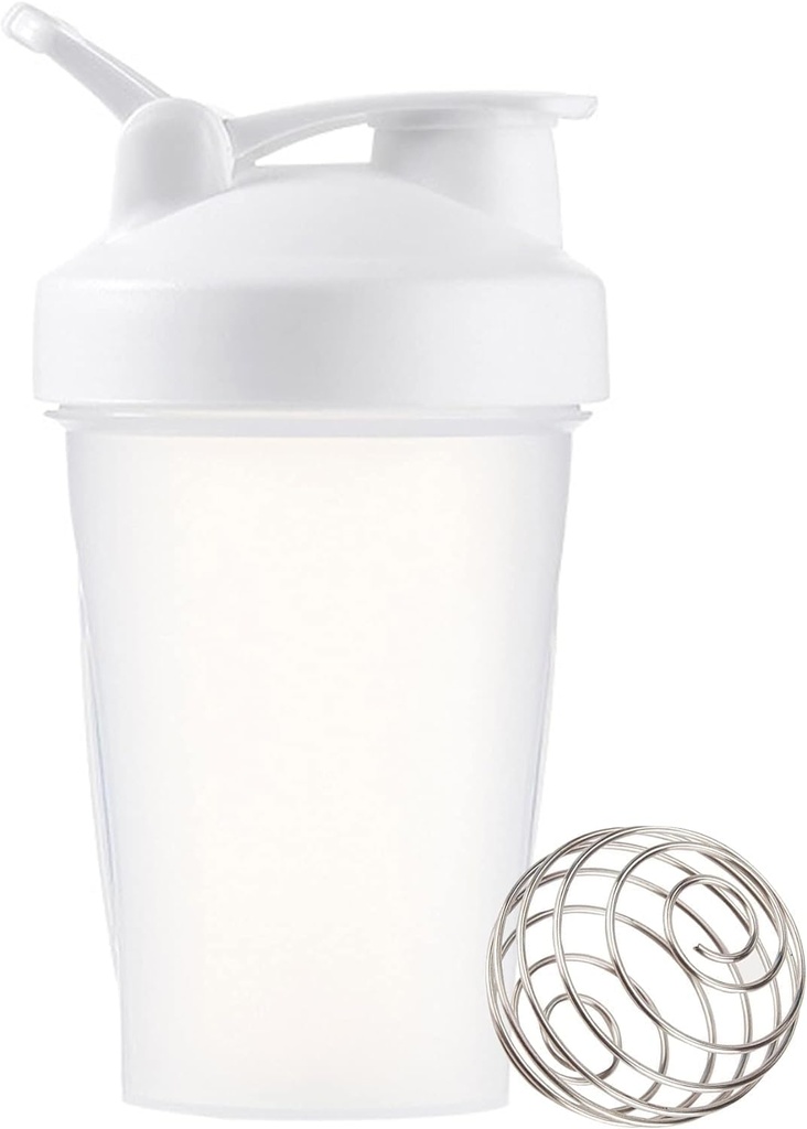 Třpytivá láhev 12oz Protein Shaker Plastová láhev pro přípravu & Post cvičení s Twist a Lock Protein Box Storage, Přenosná Fitness láhev pro Fitness Enthusiasts Athletes (bílá, 12 oz)