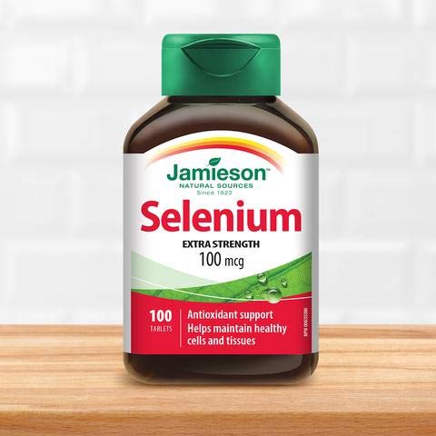 Jamieson Selen Yeast 100mcg, 100 tablet