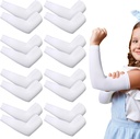 Eurzom 8 páry Eczema Sleeve pro děti Toddler Elastic Paže Sleeves Měkké a Neublíží kůže UV ochrana