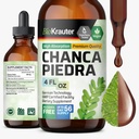 BIO KRAUTER Chanca Piedra Tincture - Natural Ledney Health Support Liquid - Chanca Piedra Stone Breaker & Gallurge Cleanse Formule - Vegan, Alkohol & Sugar Free Drops - 4 oz