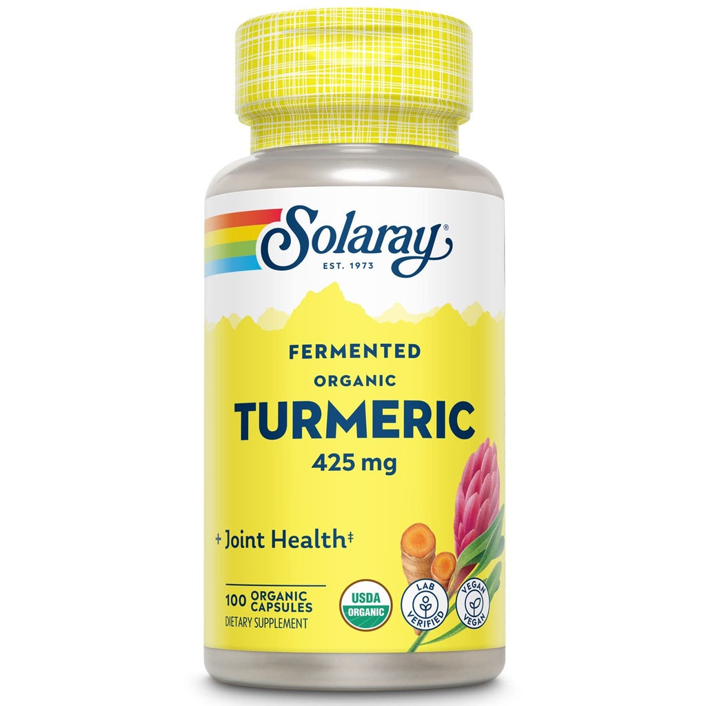 SOLARAY fermentovaná turmerická kořenová 500 mg