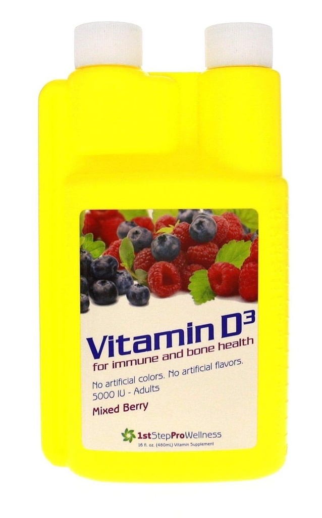 1. krok pro energetický tekutý vitamin D3 smíšený s Berry