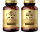Solgar Lutein 20 mg, 60 Softgels (Balení 2) - Podporuje oční zdraví - Pomáhá filtrovat modré světlo - Obsahuje FloraGlo Lutein - Non- GMO, gluten zdarma, mlékárenské zdarma - 120 Celkem služby