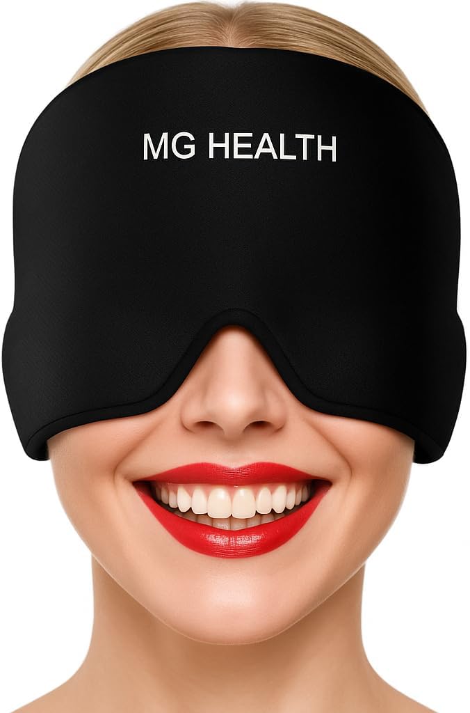 Migréna Relief Cap - Soothing Ice Pack Hat s chladicí gel pro bolest hlavy, napětí, stres a kocoviny
