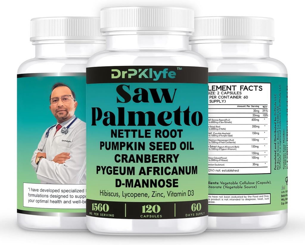 Dýňová semena olej & vlasové růstové doplněk s pilou Palmetto pro ženy, DHT skříňka pro muže, PCOS Prostate Zdraví, Pygeum, Lycopene, Mens Zdraví
