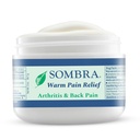 Sombra Warm Pain Relief 2 oz Jar for Arthritis, Back Pain & Pre-Exercise