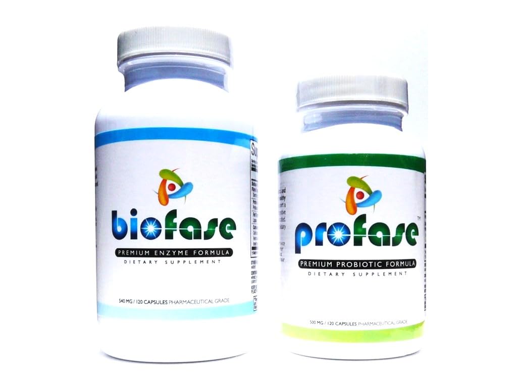 Biofase- enzyme & Profase- Probiotická sada - Biofilm Defense, podporuje zdravou stravu a rovnováhu Flory - Malá sada