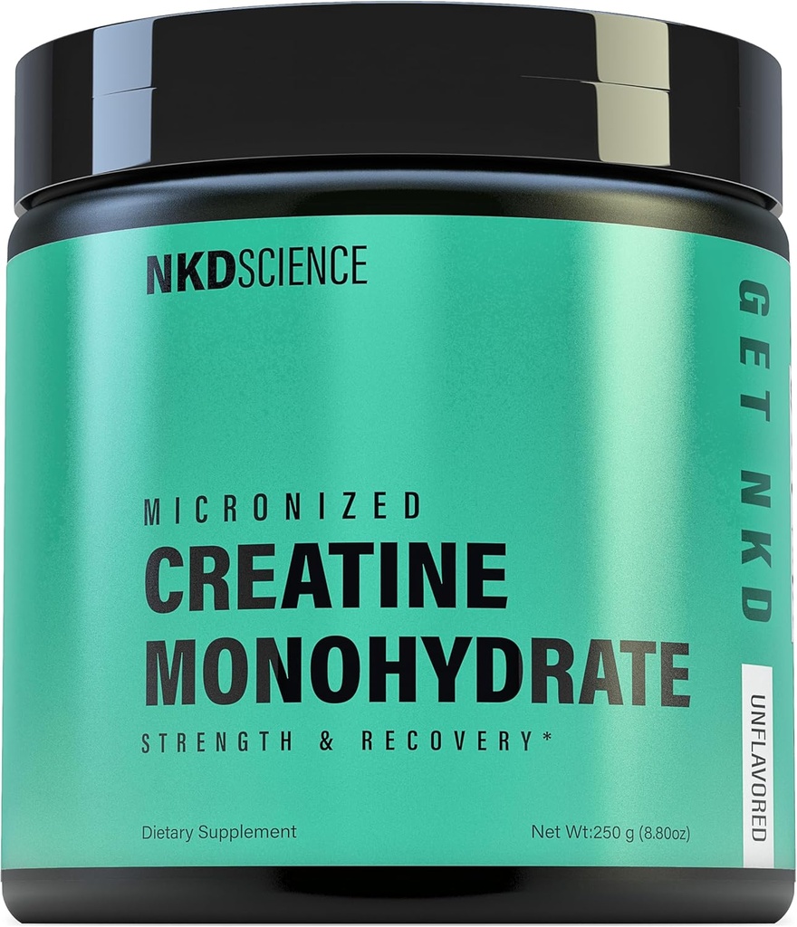 Creatine Monohydrát Třetí strana Testováno 50 Služební mikronizované kreatin pro sílu a obnovu - 5g na Serving - bez příchutí