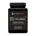 Youtheory Men 's Collagen - 5000 mg - Denní kolagen doplněk pro muže - s 18 aminokyseliny - kloub, kost, svalovina, růst vlasů, hřebíček a kůže podpora * - 290 Tablety (48- Day Supply)