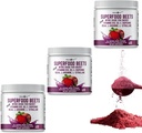 Superfood Beets Powder, 10.59oz (balení po 12) - Beetroot Powder Organic Beet Root Blend with Green Tea & Berry Flavor, Non- GMO, Plant- Based Drink Mix