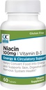 Kvalita Volba Niacin (vitamin B3) Energy & Ciculatory Support 100 mg Dodatek, 60 Počet lahví