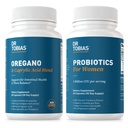 Dr. Tobias Oregano a Capyl acid Blend a Probiotika pro ženy - Podporuje Gut, imunitní a močové zdraví, Non- GMO