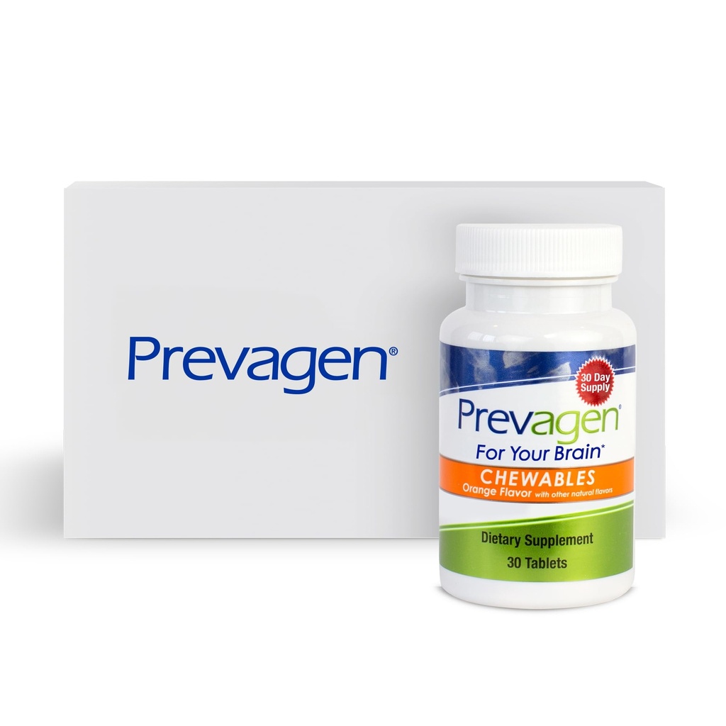 Prevagen Pravidelné síly Orange Chewables - 30 tablet (1 měsíční zásoba)