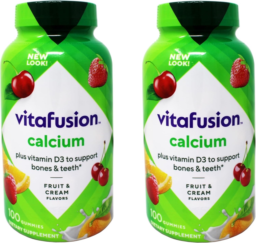 Vápník VitaFusion s vitamínem D3 - 2 100 Počítaných lahví - celkem 200 gumů