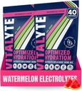 Vitalyte Electrolyte Powder Drink Mix, Isotonic Electrolyte Hydration Mix, Gluten Free Post Workout Powder Mix, Balení po 2, 35 oz. Každý, Meloun vodní Flavor
