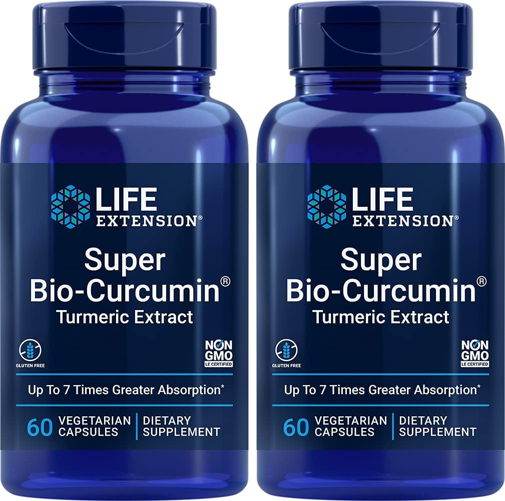 Life Extension Bio- Curcumin Elite 400 mg 60 Vegetariánských tobolek (2 balení)