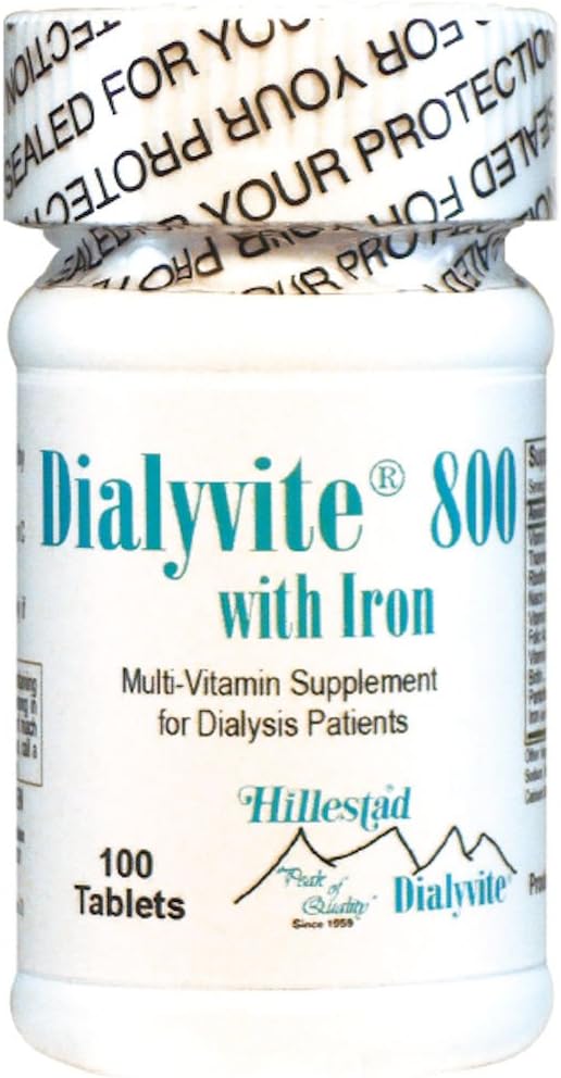 Dialyvit 800 se železem - 100 tabletami