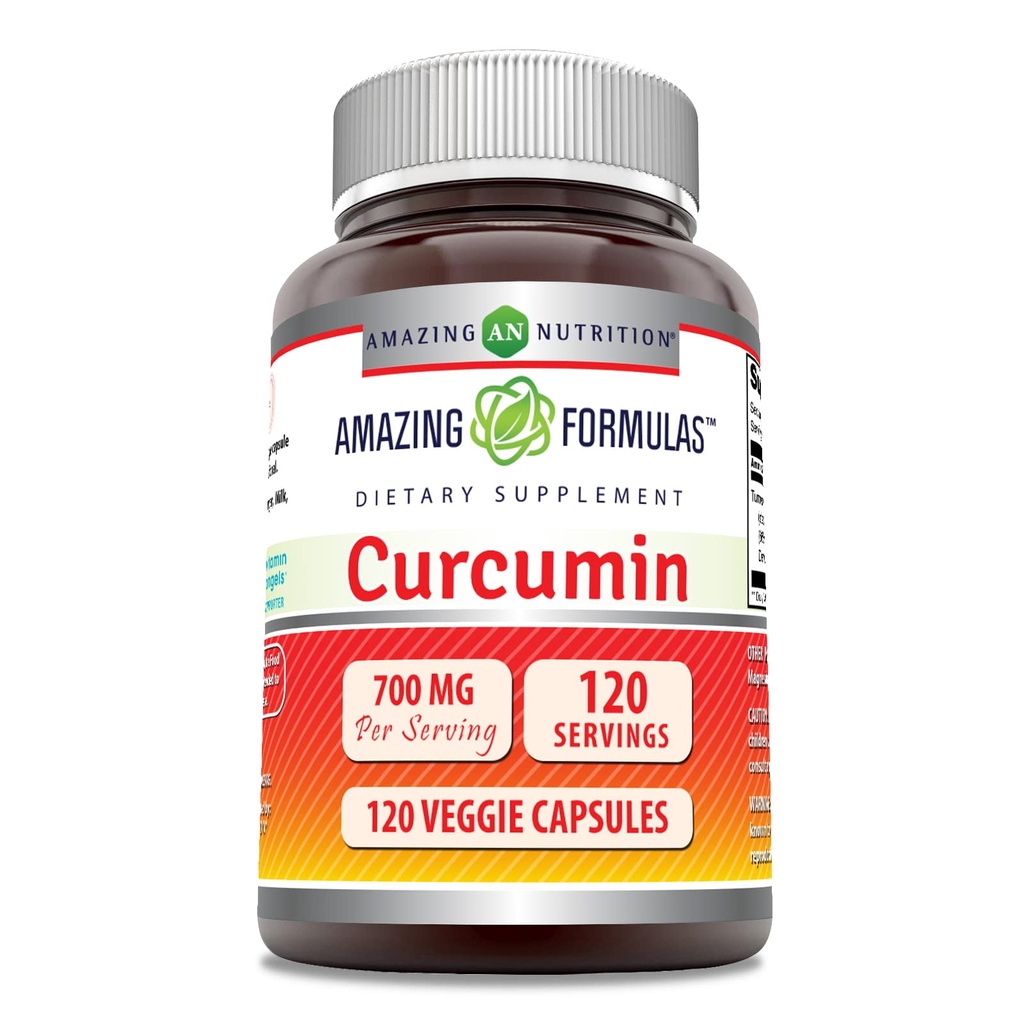 Amazing Appendix Curcumin Appendix 124; 700 Mg CP124; 120 Veggie Capsules CP124; Turmeric Root Extract CP124; Non- GMO CP124; Gluten Free CP124; Made in USA