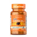 Puritan 's Pride Premium Lutigold ™ Lutein Carotenoid 20mg s Zeaxanthin pro muže a ženy, Dietní dodatek pro podporu zdraví očí, 8 Měsíční dodávky, 120 Easy- to-Swallow Softgels