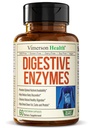 Digestivní enzymy - Probiotický multi enzym (Enzimas Digestions) - Digestivní doplňky s unikátním Makzyme- Pro Formule - Pokročilé enzymy pro Digestion, Bowel Movements & Nutrient Absorpce. 60 Caps
