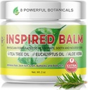 Extra Strength Tea Tree Balm pro pleť - Athletes Foot Cream - Jock Itch Cream pro muže a ženy - Ringworm Cream - Ideální pro Itchy, suchá kůže - Rychle působící lékař certifikovaný Tea Tree Foot Cream (2oz)
