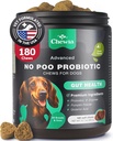 Coprophagia Deterrent - No Poo Chews for Dogs - Dog Probiotika pro stravovací zdraví s enzymy - Psí stolice jíst deterrent - Stravovací, zubní, gut & imunitní zdravotní léčby - No Poop Jezení