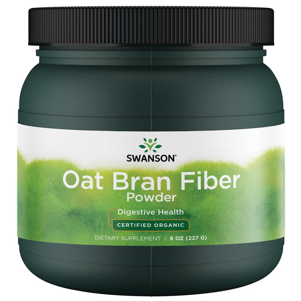 Swanson Certified Organic Oat Brat Fiber 8 Ounce (227 g) Pwdr