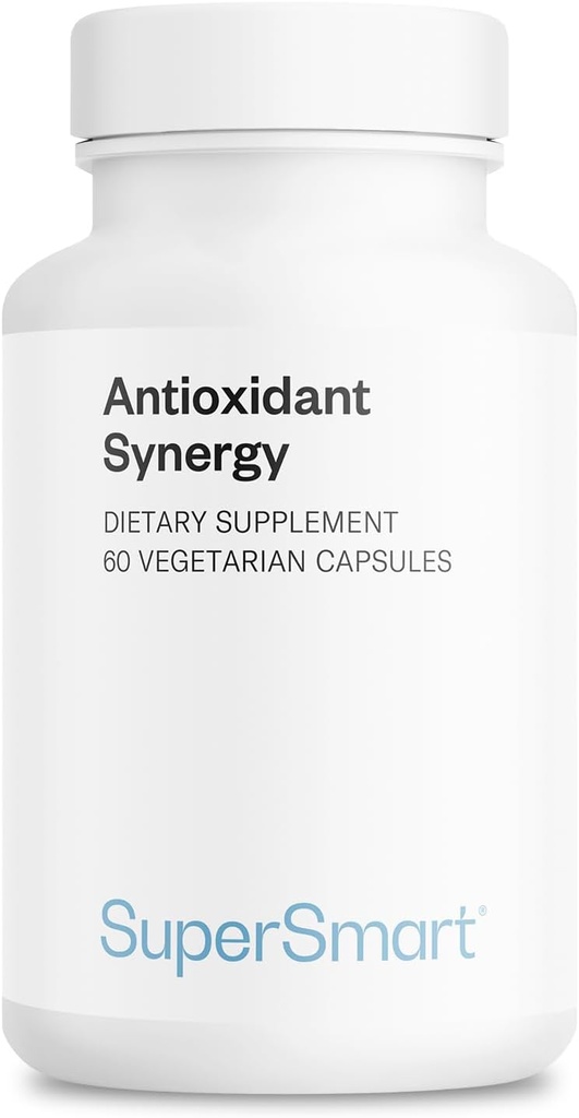 Supersmart - Antioxidant Synergy - s tumerickým kurkuminem a alfa kyselinou lipoovou 124; Non- GMO & gluten Free - 60 Vegetariánských kapslí
