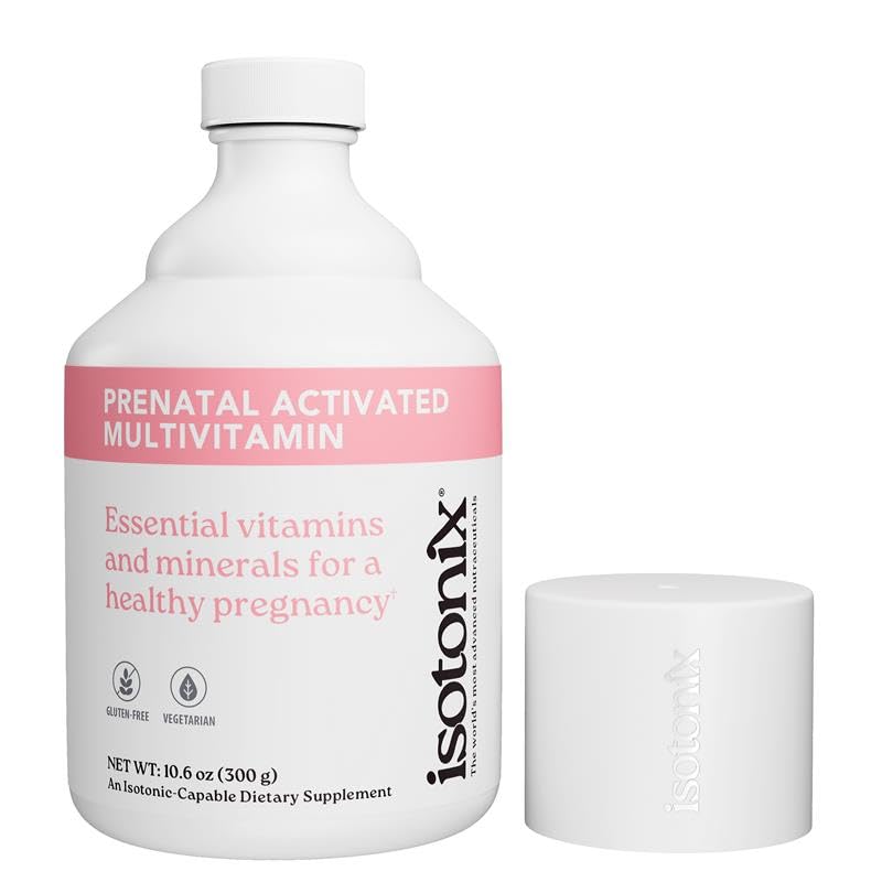 Isotonix Prenatal Activated Multivitamin, Vitamíny, Pomáhá přispívat ke zdravému těhotenství, pomáhá udržovat normální krevní tlak, pomáhá udržet zdravou pleť a vlasy, trh Amerika (45 Služeb)