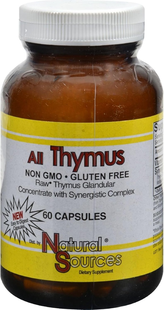 Přírodní zdroje Všechny Thymus 60 Kapsle