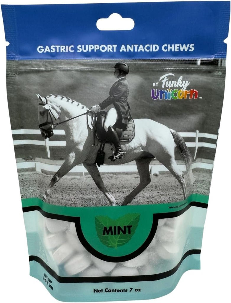Funky jednorožec Gastic Chews - MINT chuť