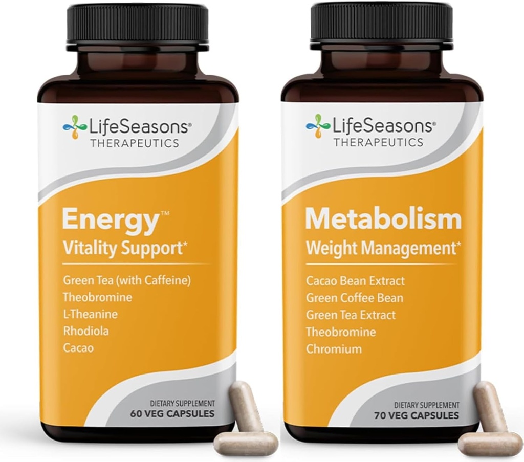 Metabolismus Kontrola hmotnosti & Energy Boosting Dodatek - Přírodní Appetite Suppressant - Kapsle - Zelený čaj, Káva Bean, Chrom, Cacao & Theobromine - 130 Kapsle
