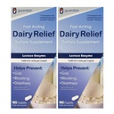 Guardian Dairy Relief Fast acting Lactase, 360 Caplet, 9000 FCC Maximální síla, Intolerance laktózy pilulky, Lactase Enzyme dodatek (360 CT)