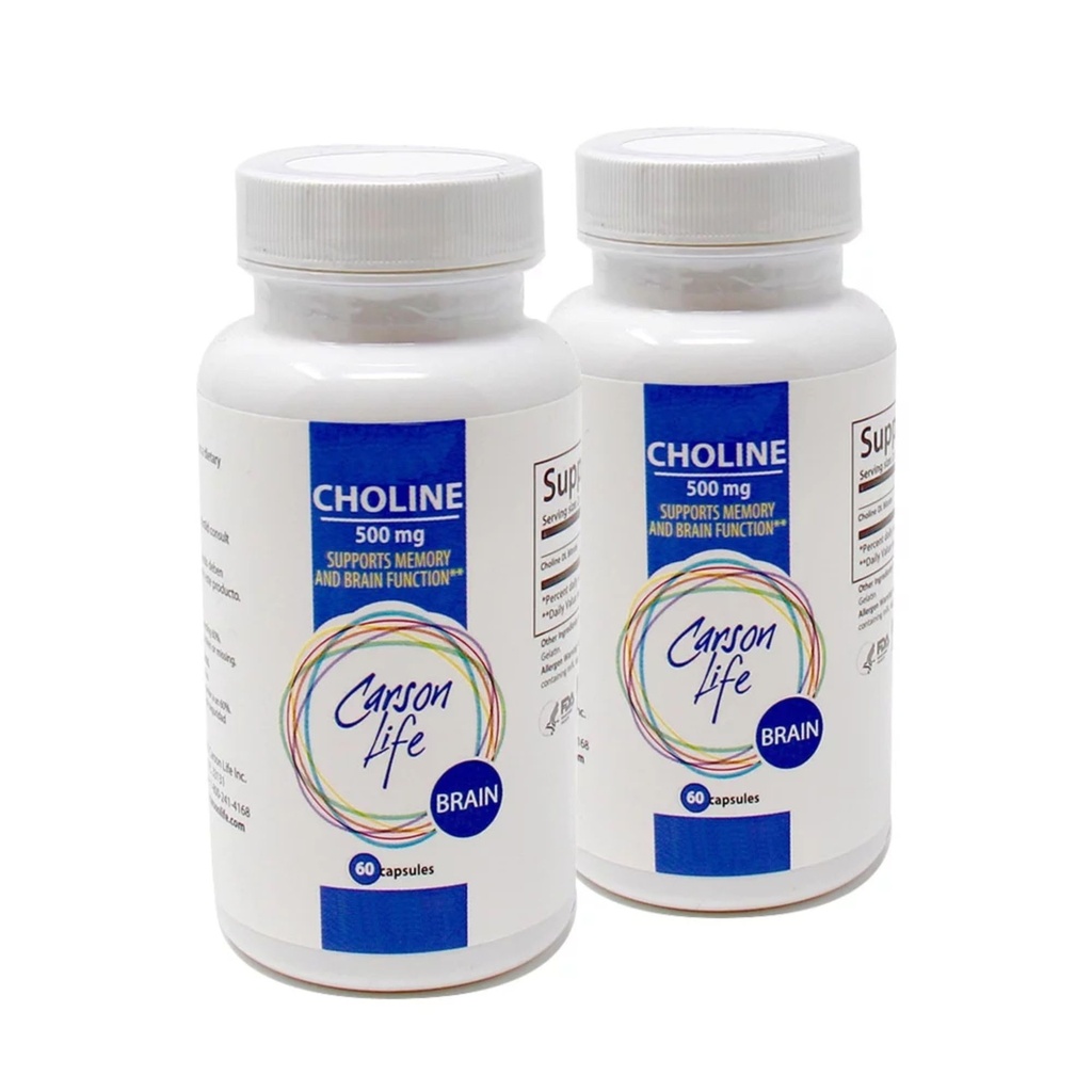 Carson Life Choline - 60 tobolek - 2 balení