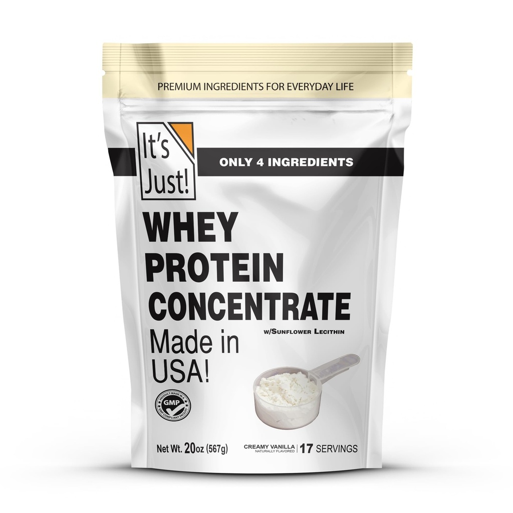 Je to jen! - 100% syrovátkový proteinový koncentrát, Made in USA, Premium WPC-80, Natural Vanilla Flavor (1.25 Pound, / Vanilla)