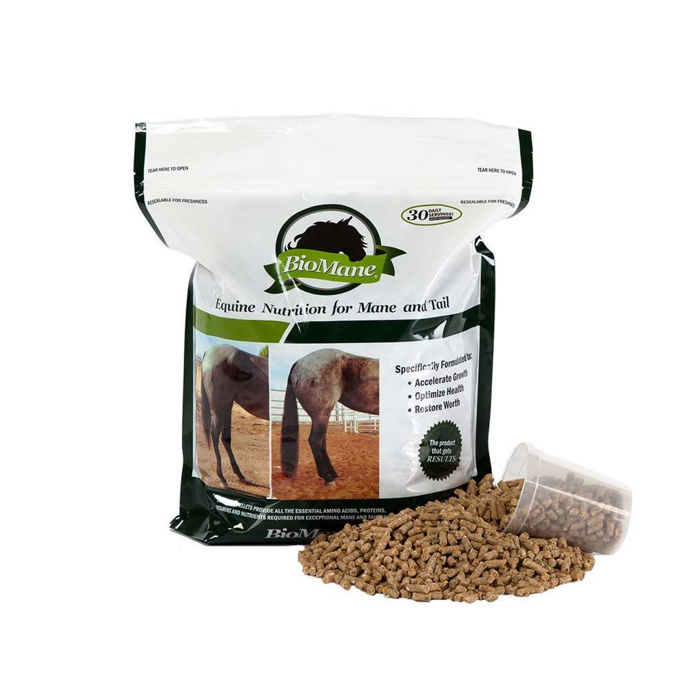 BioMane Vlasové Nutriční dodatek pro koně - 30 denní zásobování (Resealable)