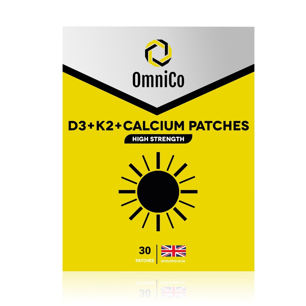 OmniCo - D3 + K2 + vápníkové náplasti - 30 balení