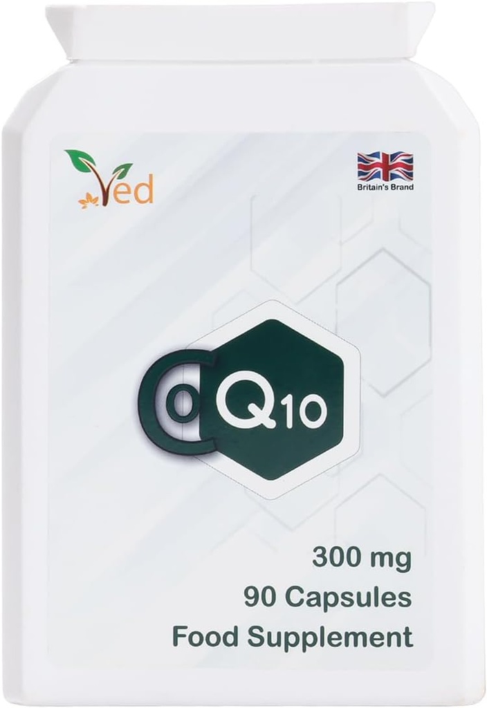 Ved Best High Absorption CoQ10, Vegetarian, Gluten Free, Dietní dodatek, 300 mg 90 Veggie Kapsle