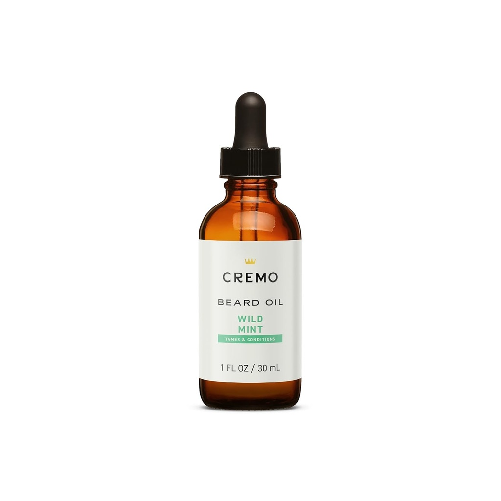 Cremo Beard Oil, Revitalization Wild Mint, 1 fl oz - Obnovit přírodní vlhkost a změkčit své vousy, aby pomohla zmírnit Beard Itch